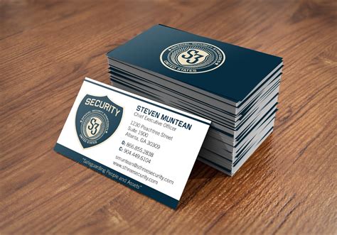 private security business cards.